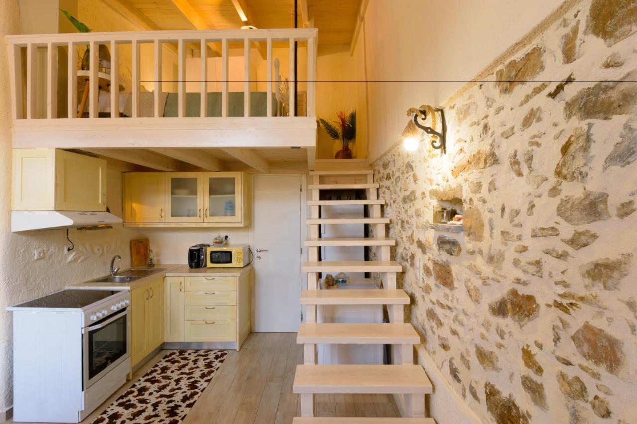 Вилла Platipodi Stone House Nikithianos Экстерьер фото