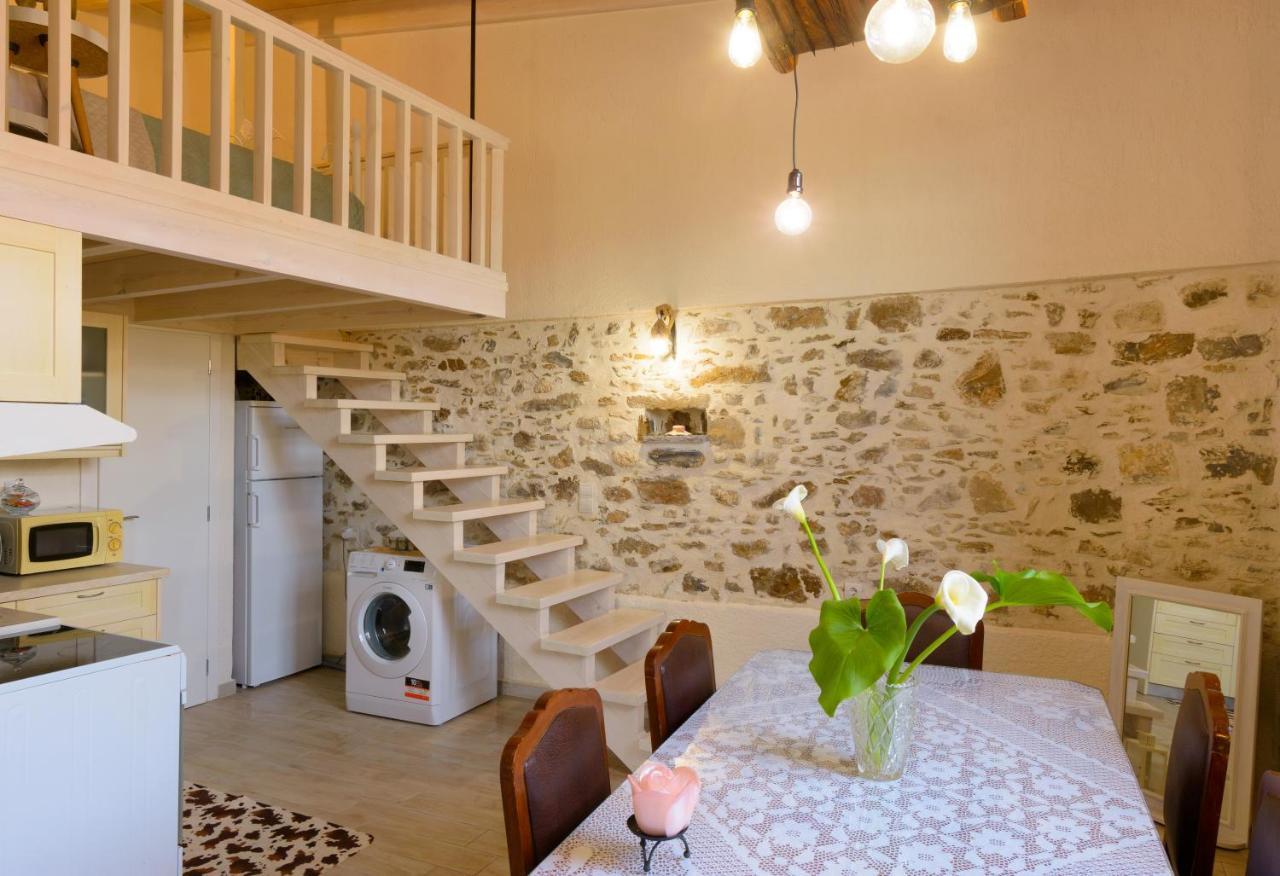 Вилла Platipodi Stone House Nikithianos Экстерьер фото